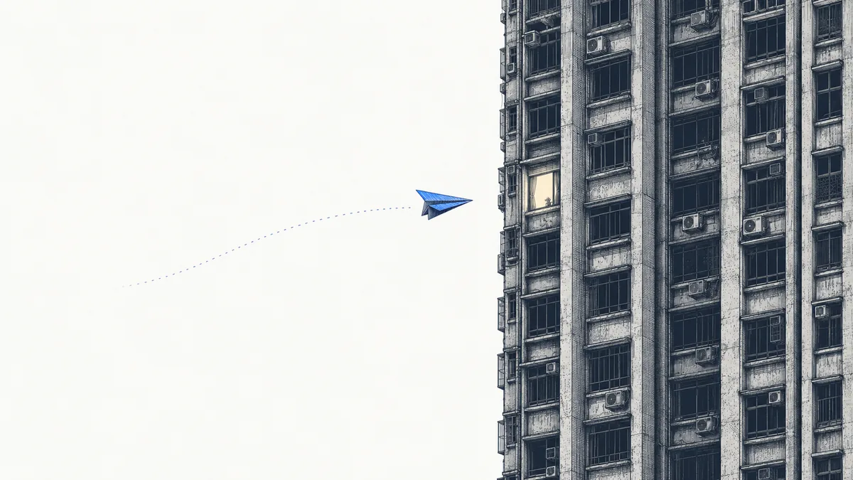 香港補習社在深夜收到家長查詢學費、時間表與導師安排的示意圖